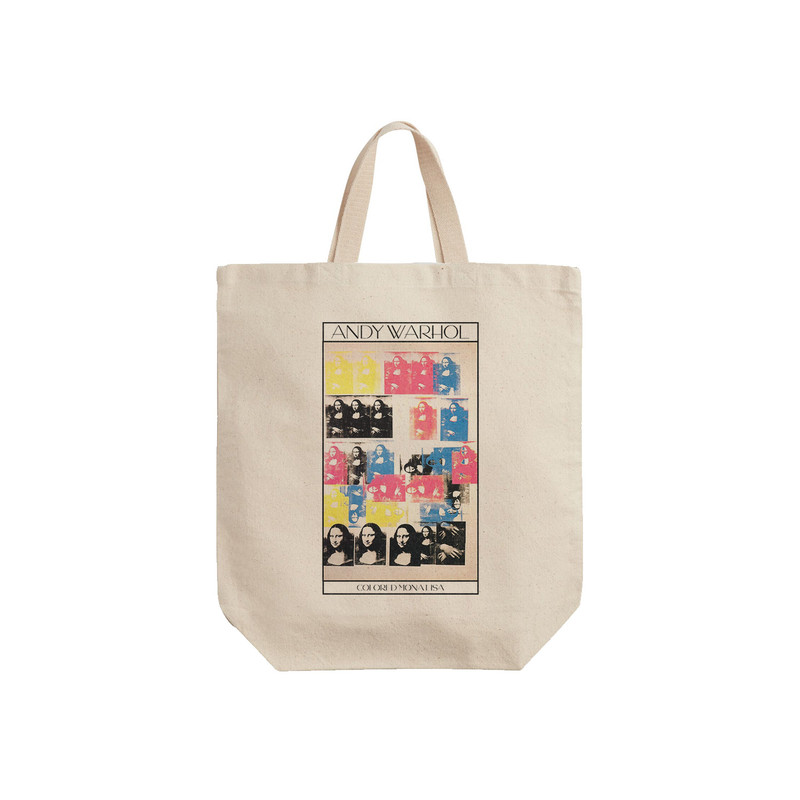 ساک خرید ترمه طراحان ایده مدل مونالیزای رنگی از وارهول کد art0820 - S