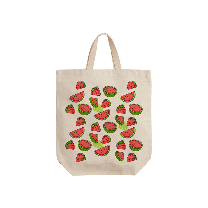 ساک خرید ترمه طراحان ایده مدل پترن هندوانه یلدا کد cfp2086 - S