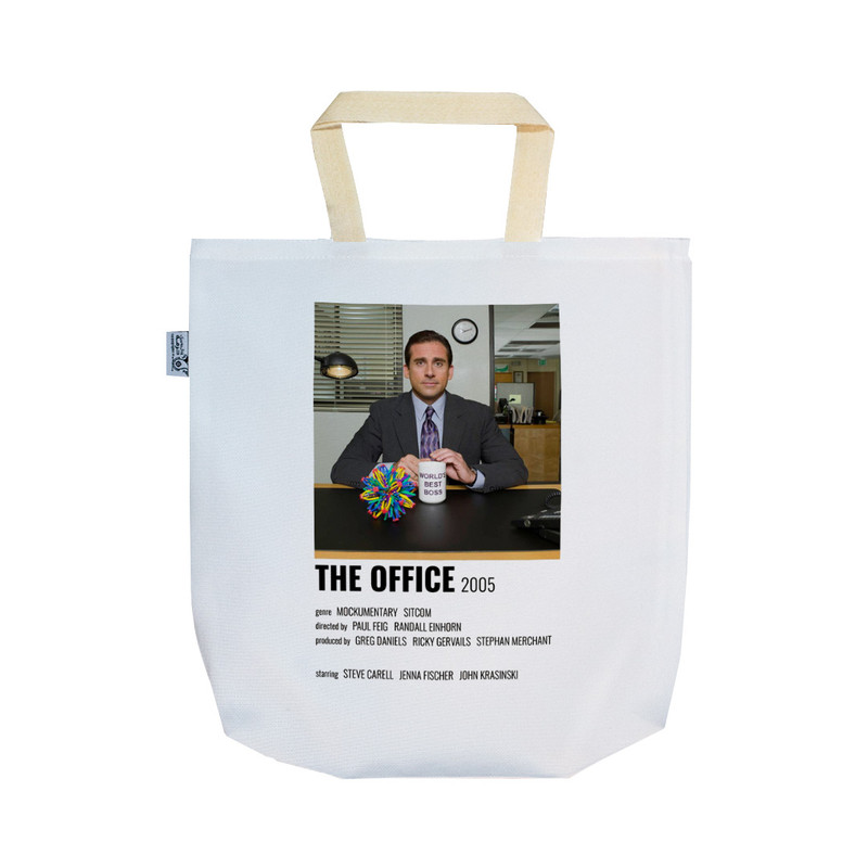 ساک خرید ترمه طراحان ایده مدل the office کد strm0835 - SS
