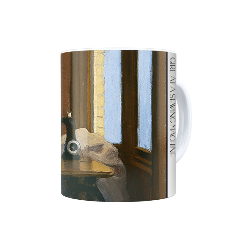 ماگ ترمه طراحان ایده مدل دختری پشت چرخ خیاطی از هاپر کد art0513