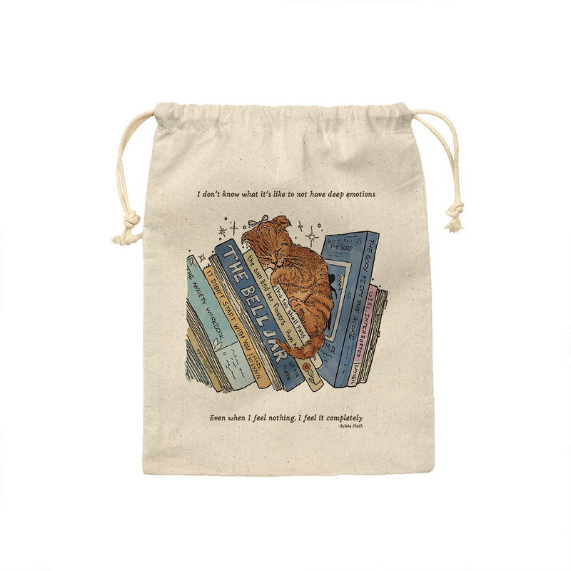 کیسه نان و سبزی ترمه طراحان ایده مدل گربه و کتاب کد strm0655 - M