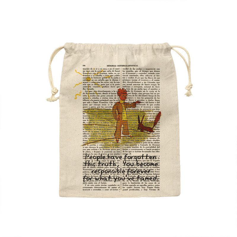 کیسه نان و سبزی ترمه طراحان ایده مدل کتاب شازده کوچولو کد cfp2057 - M