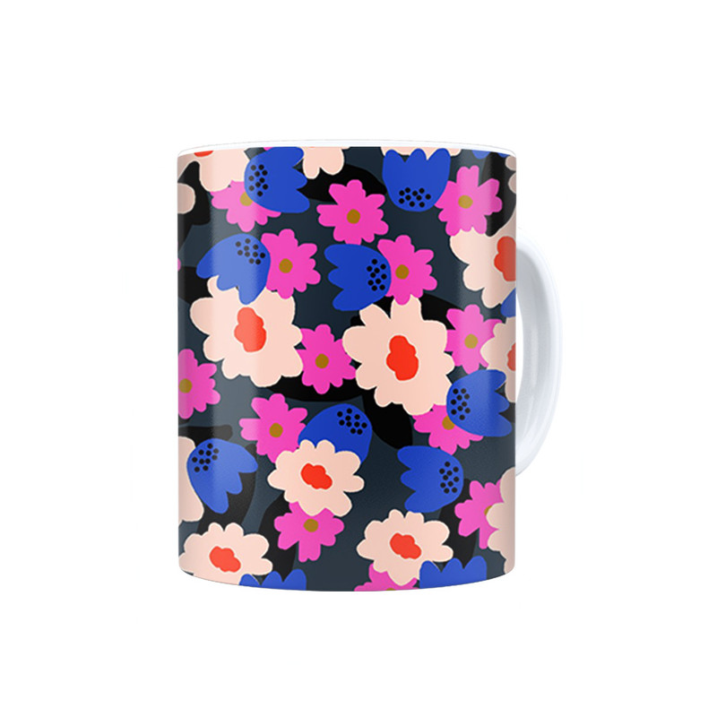 ماگ ترمه طراحان ایده مدل گل ها کد cfp1437