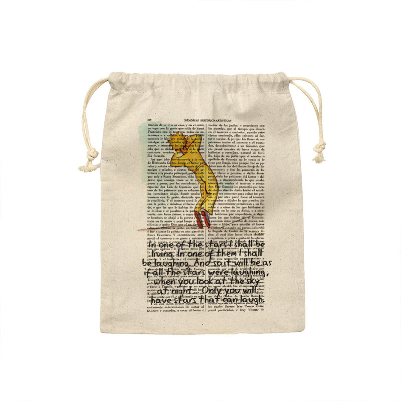 کیسه نان و سبزی ترمه طراحان ایده مدل کتاب شازده کوچولو کد cfp2058 - M