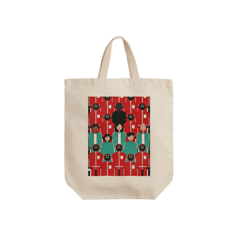 ساک خرید ترمه طراحان ایده مدل سریال اسکویید گیم کد cfp3068 - S