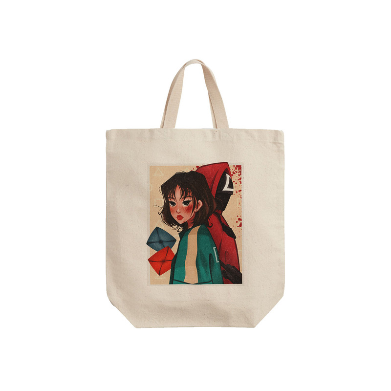 ساک خرید ترمه طراحان ایده مدل سریال اسکویید گیم کد cfp3069 - S