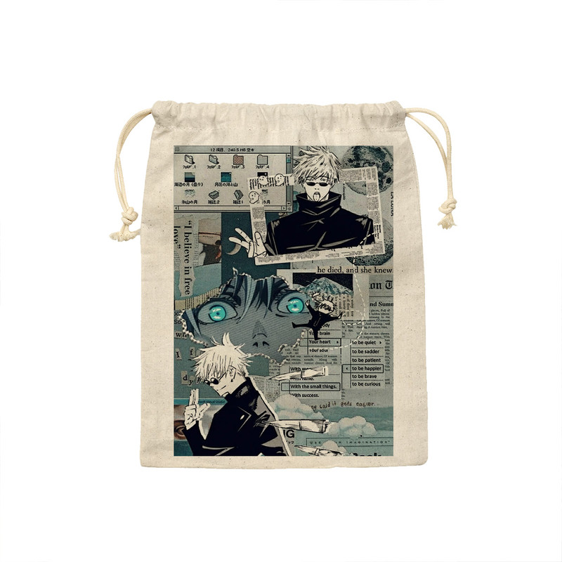 کیسه نان و سبزی ترمه طراحان ایده طرح جوجوتسو کایسن Jujutsu Kaisen کد strm0428 - L