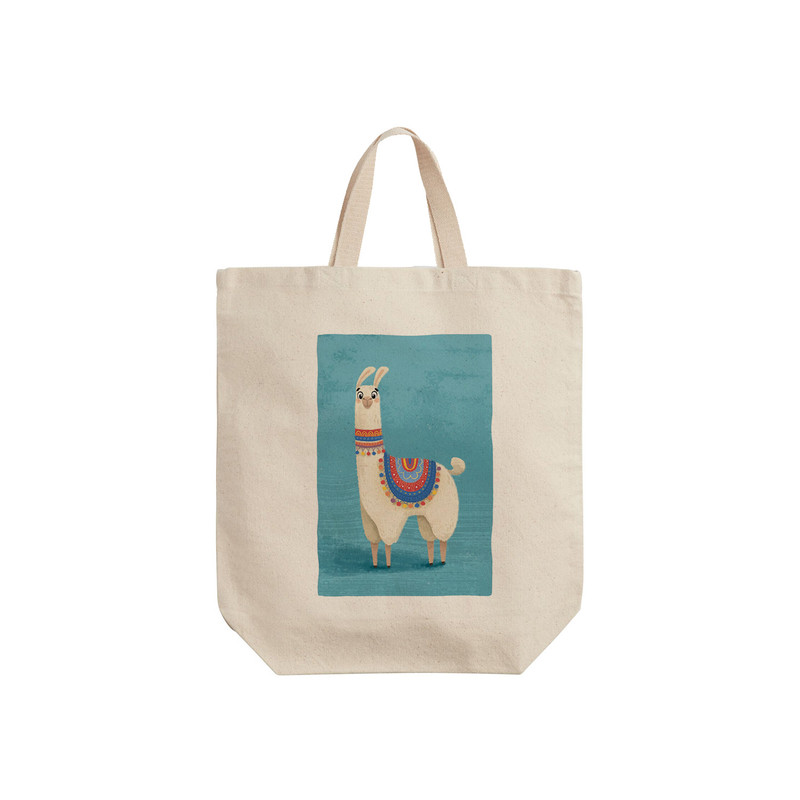 ساک خرید ترمه طراحان ایده مدل لاما بامزه کد strm1094 - S