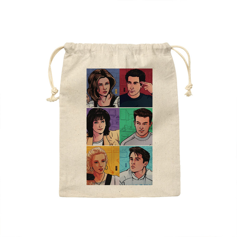 کیسه نان و سبزی ترمه طراحان ایده مدل سریال دوستان، friends کد strm1071 - S