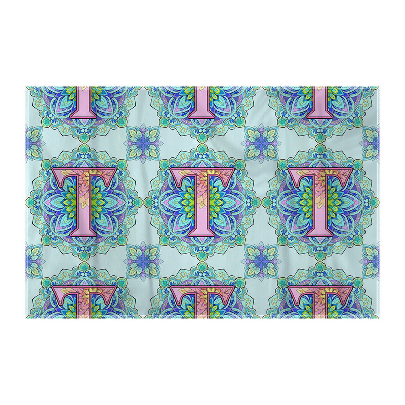 کاغذ کادو ترمه طراحان ایده مدل حرف T ماندالا کد cfp2970