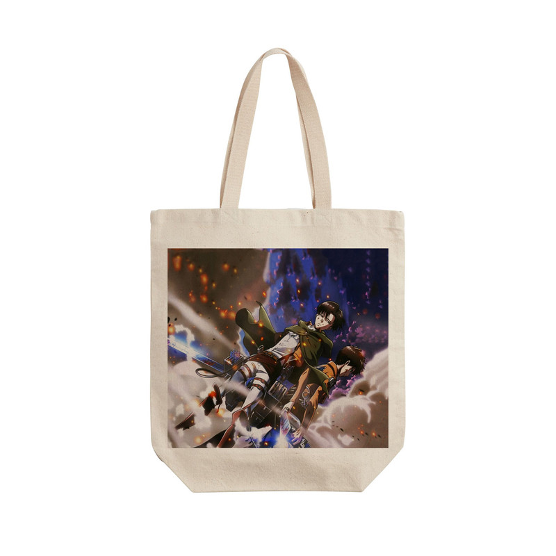ساک خرید ترمه طراحان ایده مدل Attack on Titan کد strm0379 - L