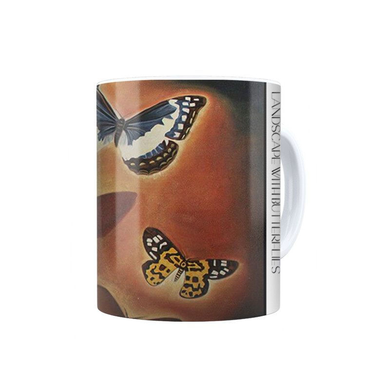 ماگ ترمه طراحان ایده مدل منظره با پروانه ها از دالی کد art0730