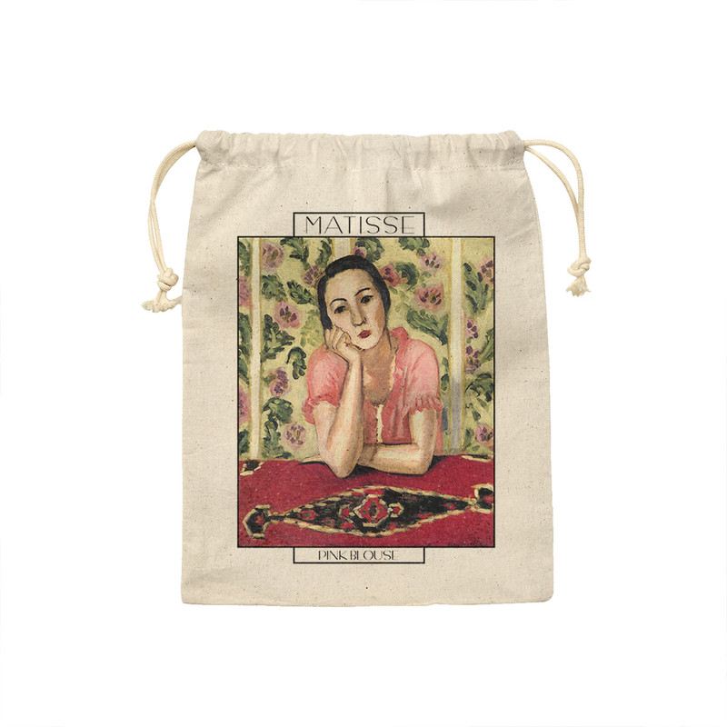 کیسه نان و سبزی ترمه طراحان ایده مدل پیراهن صورتی از ماتیس کد art0636 - S