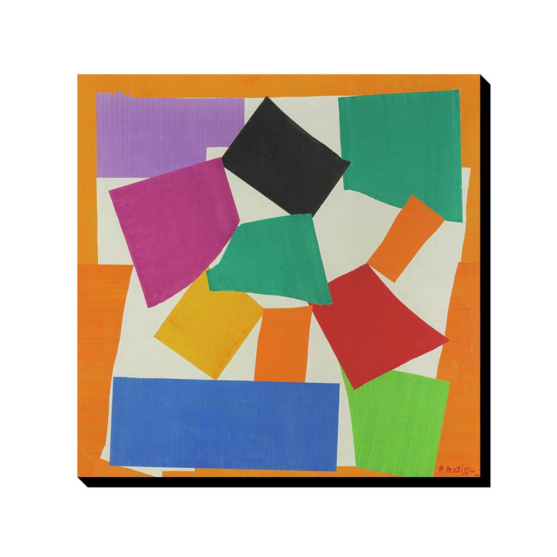 تابلو ترمه طراحان ایده طرح حلزون از ماتیس کد art0687