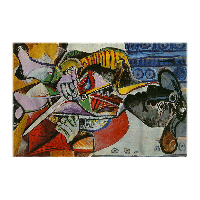 کاغذ کادو ترمه طراحان ایده مدل گاوباز از پیکاسو کد art0340