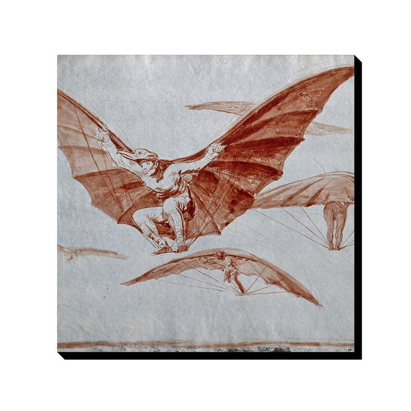 تابلو ترمه طراحان ایده طرح راه های پرواز از گویا کد art0269