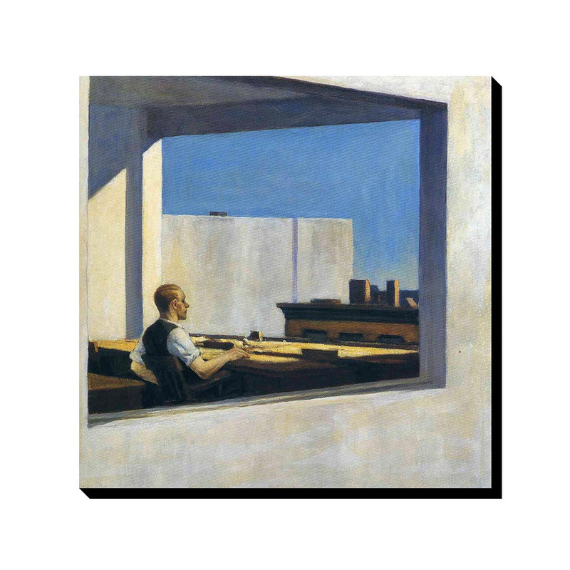 تابلو ترمه طراحان ایده طرح اداره ای در یک شهر کوچک از هاپر کد art0534