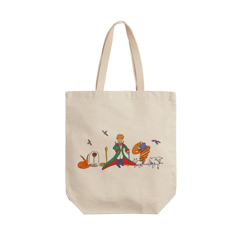 ساک خرید ترمه طراحان ایده مدل شخصیت های شازده کوچولو کد cfp2064 - L