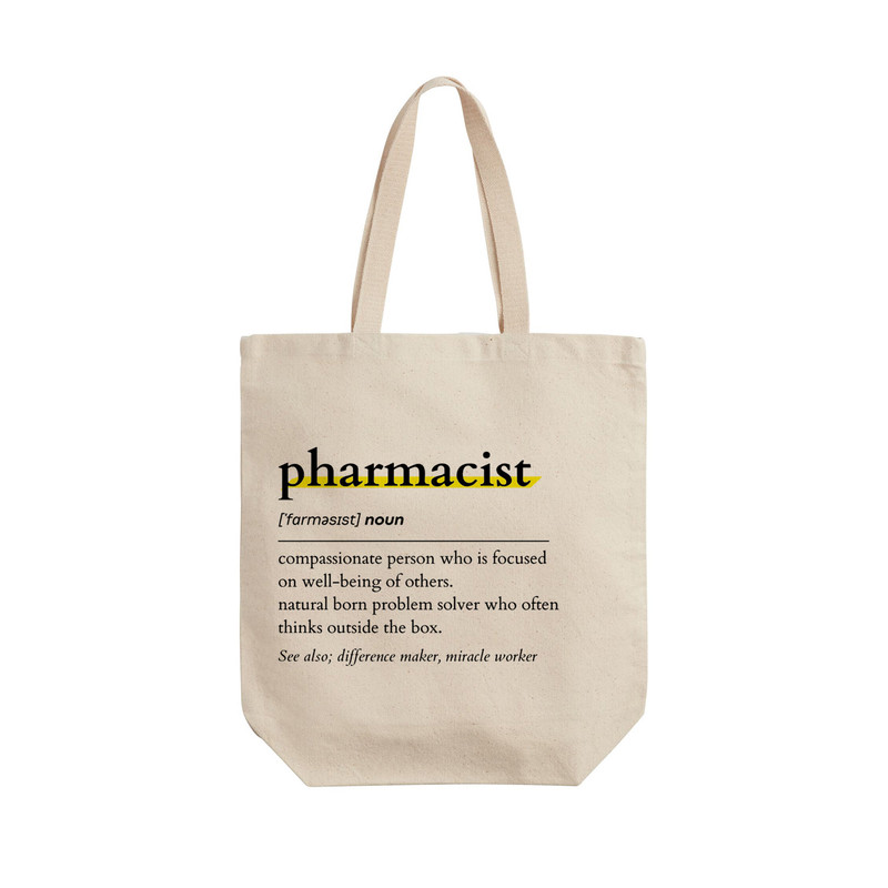 ساک خرید ترمه طراحان ایده مدل تعریف داروساز کد strm0730 - L