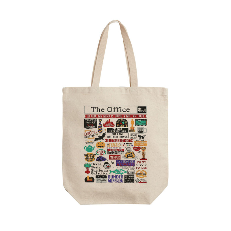 ساک خرید ترمه طراحان ایده مدل سریال آفیس کد cfp2397 - L