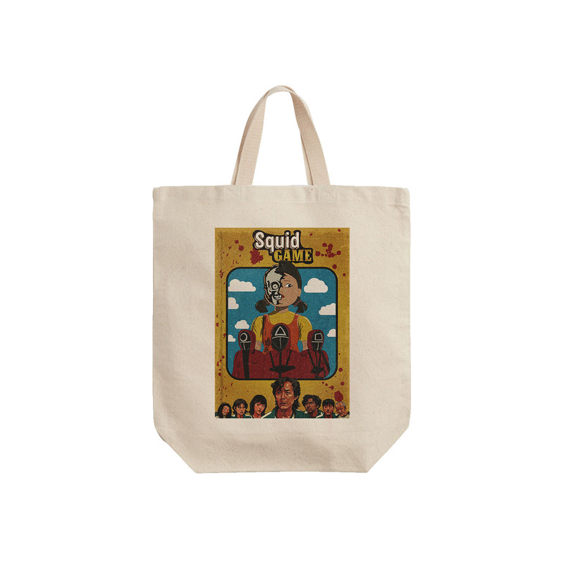 ساک خرید ترمه طراحان ایده مدل سریال اسکویید گیم کد cfp3065 - S