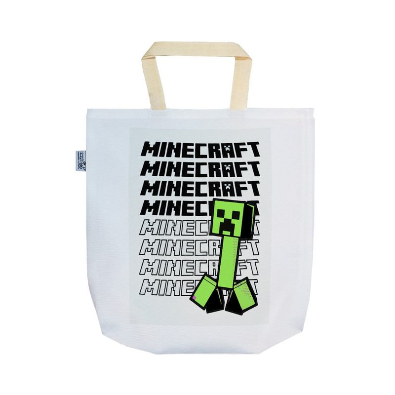 ساک خرید ترمه طراحان ایده مدل بازی ماینکرافت Minecraft کد strm01035 - SS