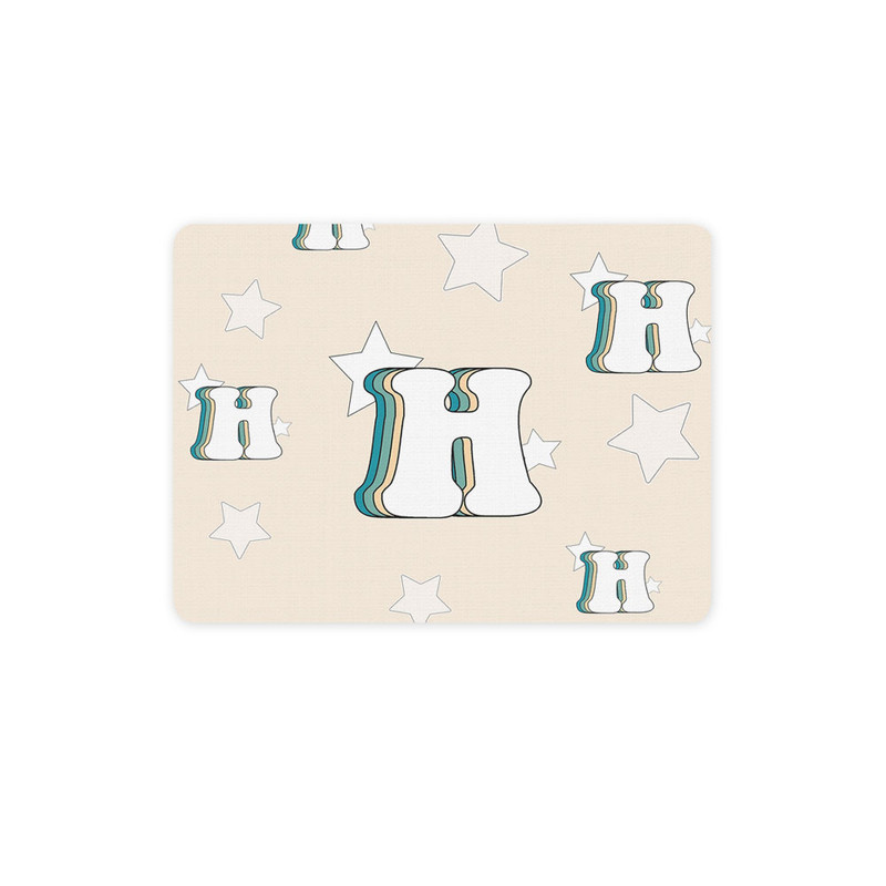 ماوس پد ترمه طراحان ایده مدل حرف H رترو کد cfp2932