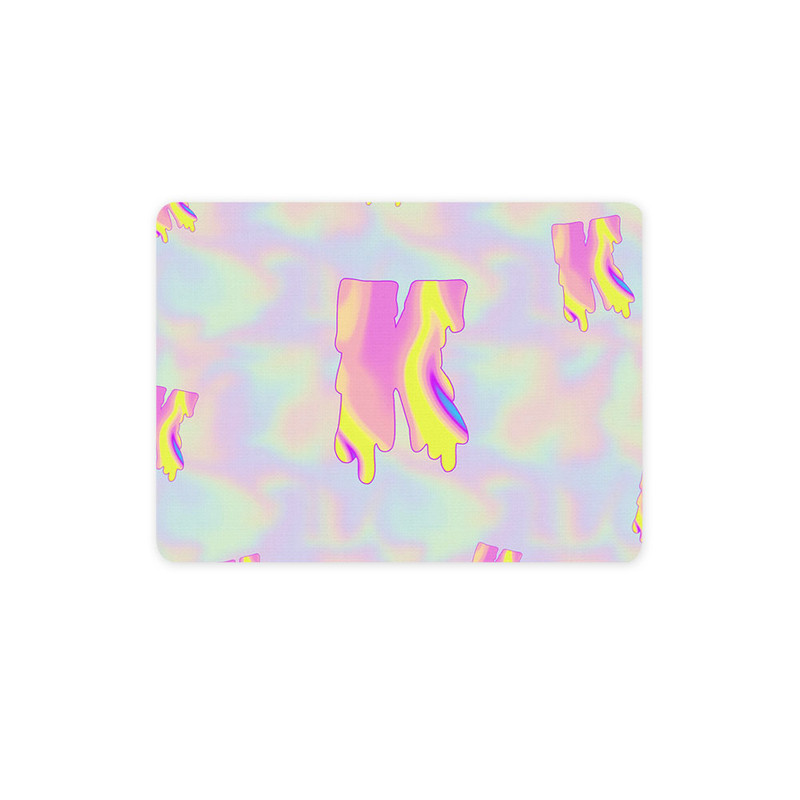 ماوس پد ترمه طراحان ایده مدل حرف K هولوگرامی کد cfp2987