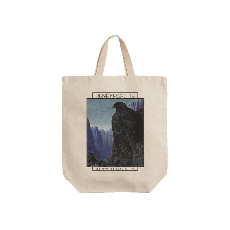 ساک خرید ترمه طراحان ایده مدل ردپای تلف شده از ماگریت کد art0491 - S