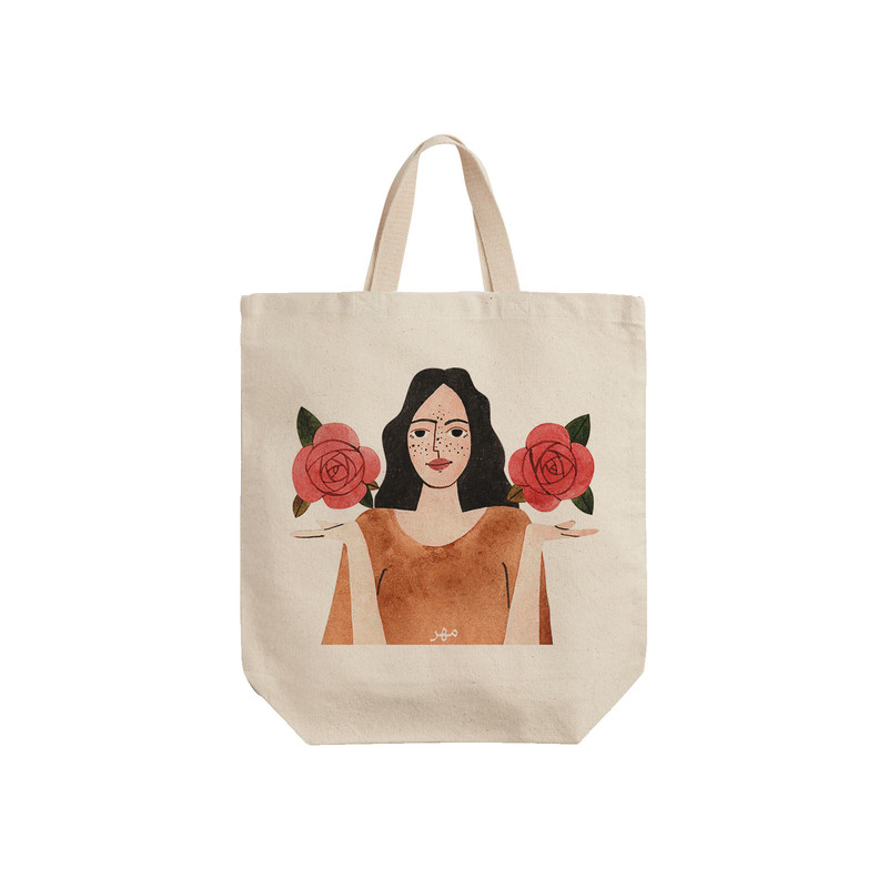 ساک خرید ترمه طراحان ایده مدل نماد ماه تولد مهر کد bsf007 - S