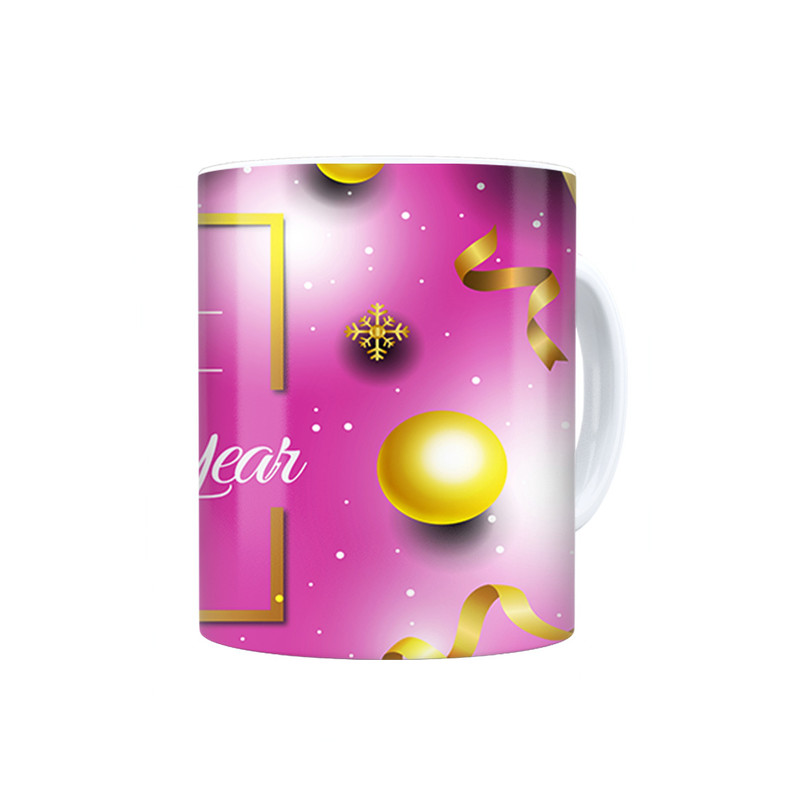 ماگ ترمه طراحان ایده مدل happy new year کد cfp1798