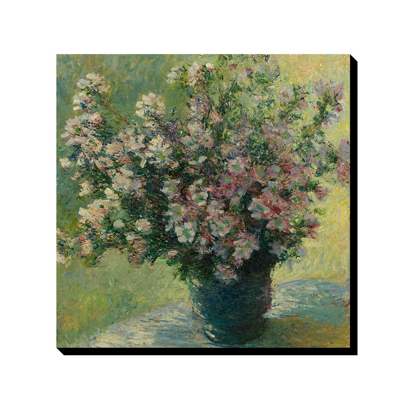 تابلو ترمه طراحان ایده طرح گلدان گل ها از مونه کد art0193