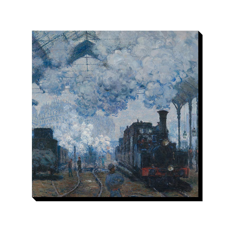 تابلو ترمه طراحان ایده طرح ورود قطار از مونه کد art0201