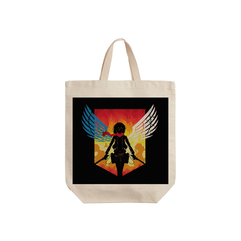 ساک خرید ترمه طراحان ایده مدل Attack on Titan کد strm0363 - S