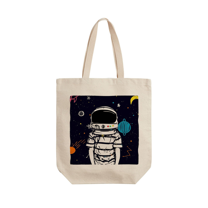 ساک خرید ترمه طراحان ایده مدل فضانورد کد strm01026 - L