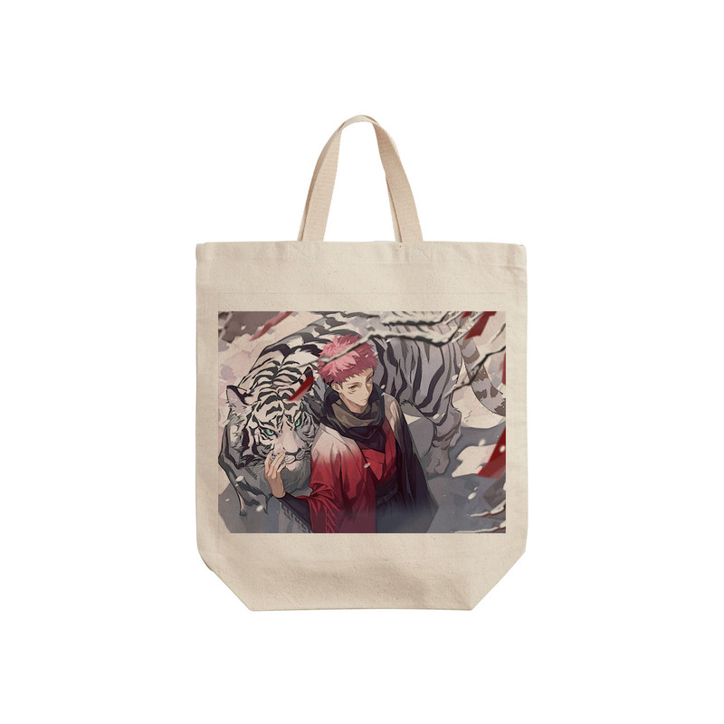 ساک خرید ترمه طراحان ایده مدل Jujutsu Kaisen کد strm0424 - S