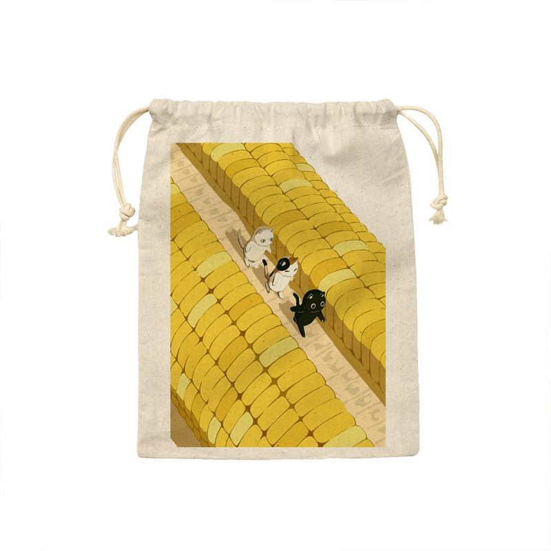 کیسه نان و سبزی ترمه طراحان ایده مدل گربه های بامزه کد strm0646 - M