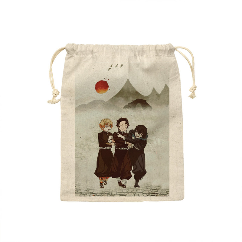 کیسه نان و سبزی ترمه طراحان ایده طرح دیمون اسلیر Demon slayer کد strm0409 - S