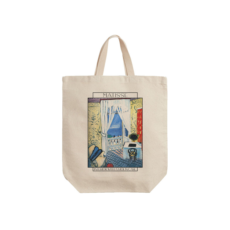 ساک خرید ترمه طراحان ایده مدل نمای داخلی با کیف ویولون از ماتیس کد art0615 - S