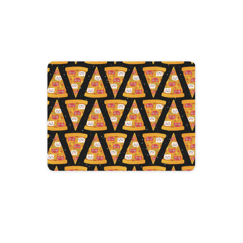 ماوس پد ترمه طراحان ایده مدل پیتزای گربه‌ای کد cfp1087