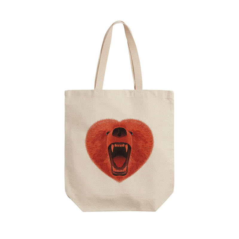 ساک خرید ترمه طراحان ایده مدل خرس قلبی کد cfp1141  L