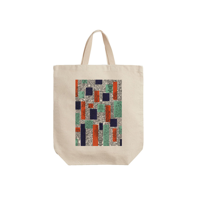 ساک خرید ترمه طراحان ایده مدل پترن گلدان کد cfp2013 - S