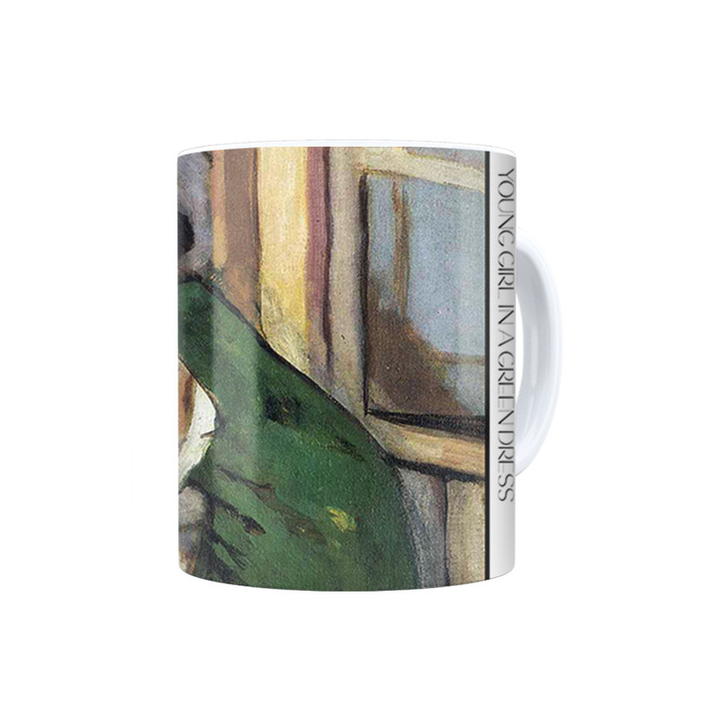 ماگ ترمه طراحان ایده مدل دختر جوان با لباس رنگی از ماتیس کد art0701