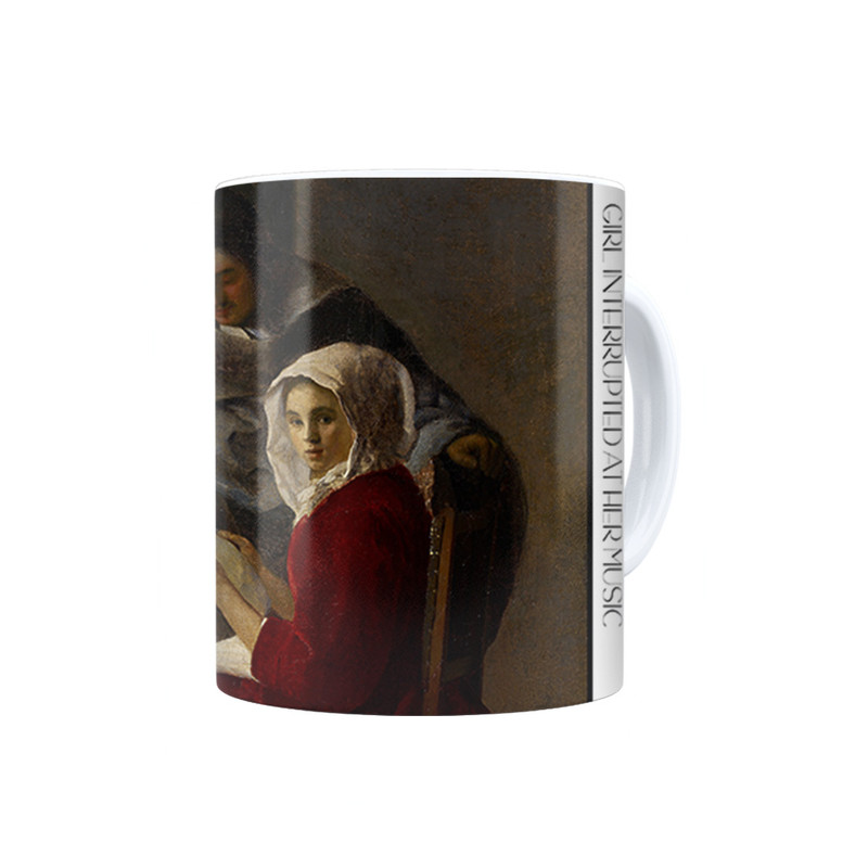 ماگ ترمه طراحان ایده مدل دختر در کلاس موسیقی از ورمر کد art0566