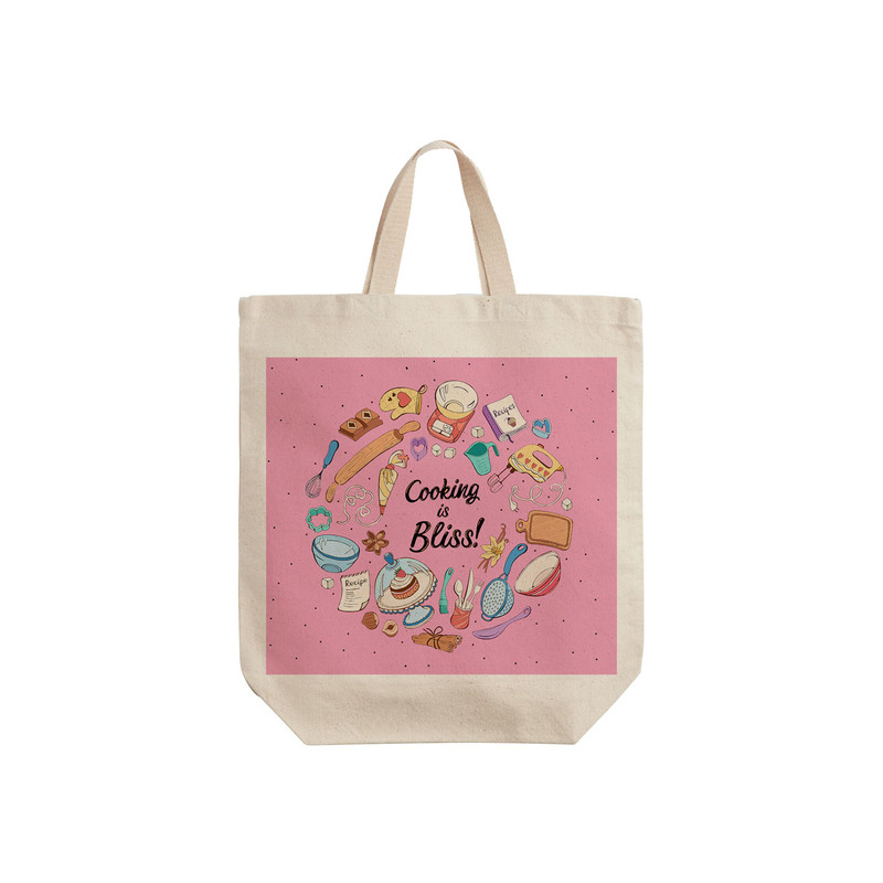 ساک خرید ترمه طراحان ایده مدل بترن اشپزی کد 0055 - S