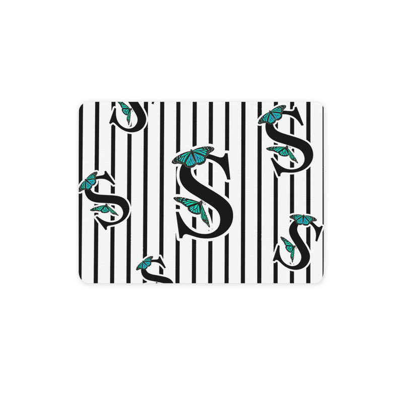 ماوس پد ترمه طراحان ایده مدل حرف S پروانه ای کد cfp3021