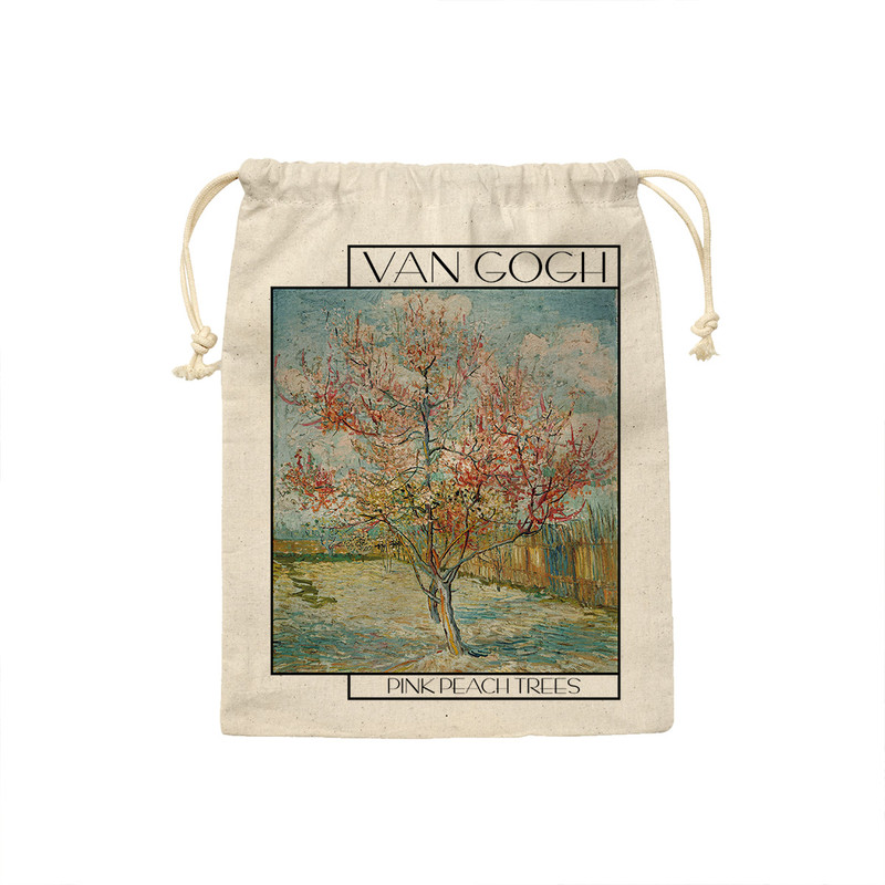 کیسه نان و سبزی ترمه طراحان ایده مدل درخت های هلو از ونگوگ کد art0023 - S