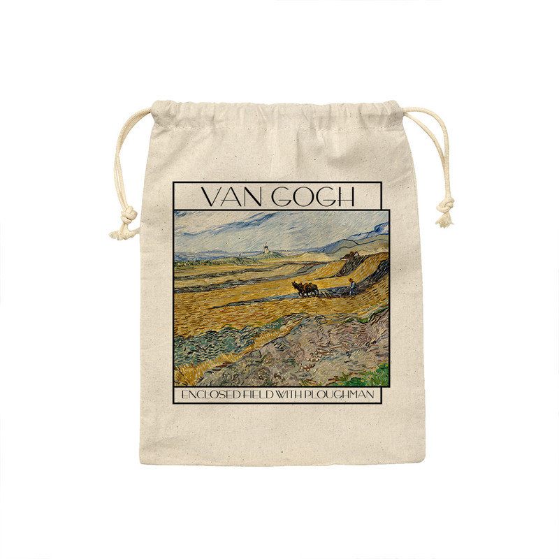 کیسه نان و سبزی ترمه طراحان ایده مدل مزرعه شخم زده شده با گاوآهن از ونگوگ کد art0035 - S