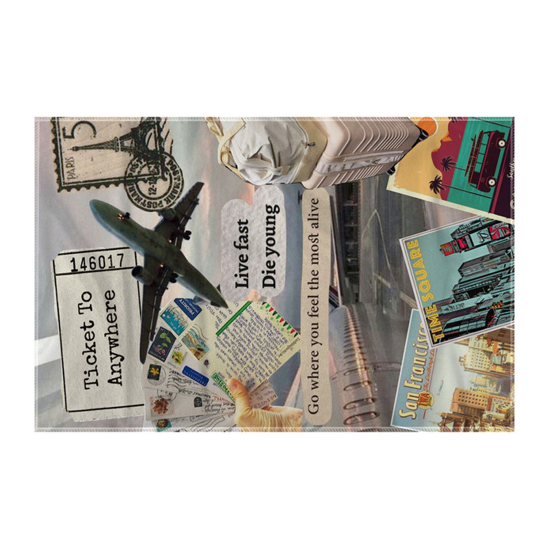 کاغذ کادو ترمه طراحان ایده مدل خلبان جهانگرد کد job0076