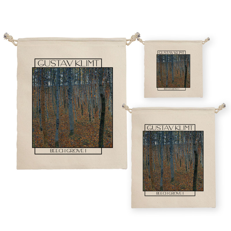 نظم دهنده ترمه طراحان ایده مدل کیسه بنددار جنگل راش از کلیمت کد art0085 بسته سه عددی